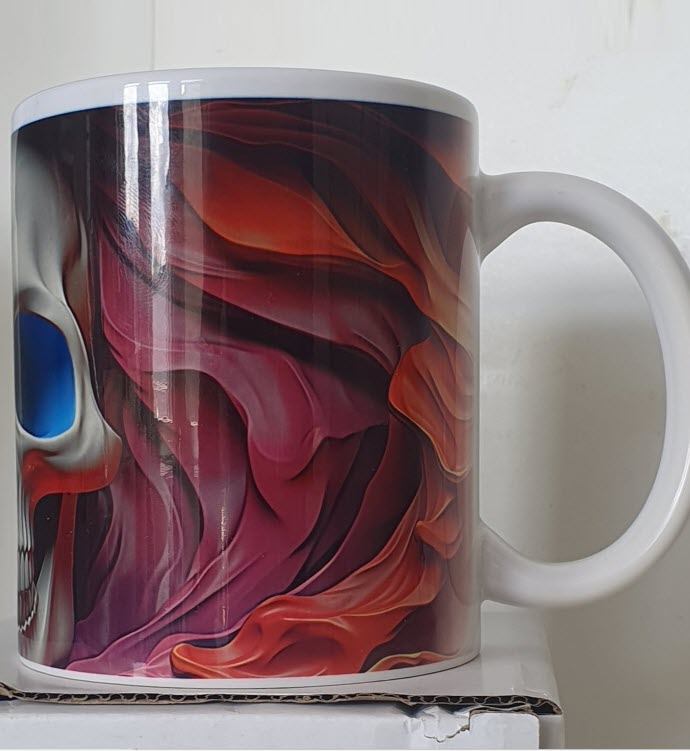 MUG - Crâne 3d