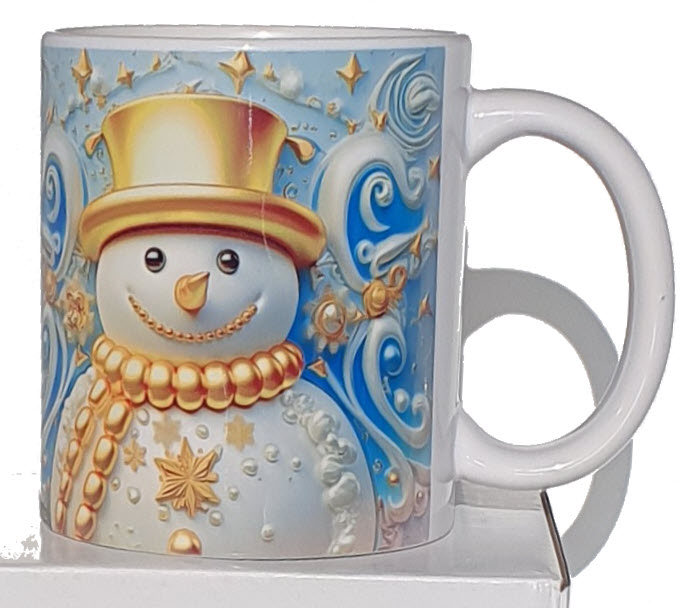 MUG - Bonhomme de neige or